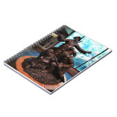 Carnet Statue de Lewis & Clark, Fort Clatsop, Oregon (Côté gauche)