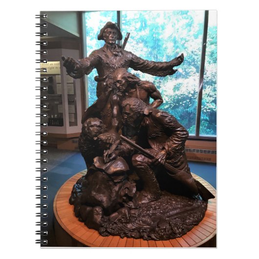 Carnet Statue de Lewis & Clark, Fort Clatsop, Oregon (Devant)
