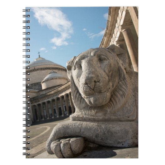 Carnet Statue de lion devant San Francesco di Paola (Devant)