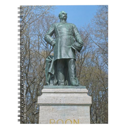 Carnet Statue de Roon à Berlin (Devant)