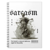 Carnet statue de sarcasme (Devant)