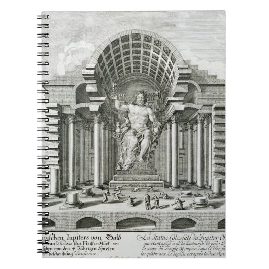 Carnet Statue de Zeus olympien, faite par Phidias en or a (Devant)