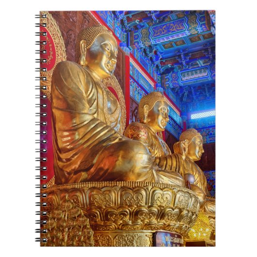 Carnet statue d'image de Bouddha thaïlandais chinois (Devant)