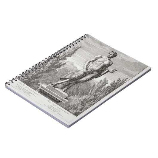 Carnet Statue d'un satyre tenant un groupe de raisins, (Côté gauche)