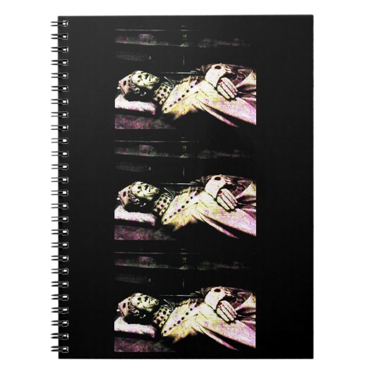 Carnet Statue Notre-Dame Grunge (Devant)