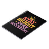 Carnet Stay Bright, Stay Divergent (Côté gauche)