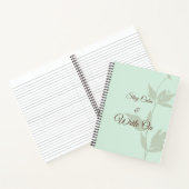 Carnet Stay Calm & Write On Minimal Aesthetic Notebook (Intérieur)