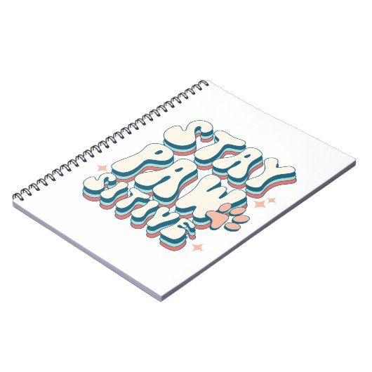 carnet "Stay Pawsitive" (Côté gauche)