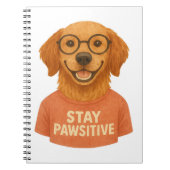 Carnet Stay Pawsitive (Devant)
