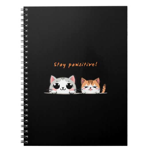 Carnet Stay pawsitive (Devant)