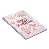 Carnet Stay Positive Cute Notebook –  (Côté Droit)
