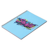 Carnet "Stay Wild" - Vibrant Graffiti Style Design de tex (Côté gauche)