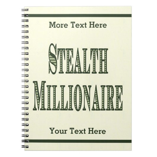 Carnet Stealth Millionaire (Devant)