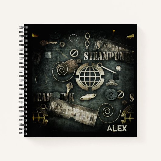 Carnet Steampunk (Devant)