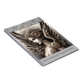 Carnet Steampunk Angel et Citation (Côté Droit)