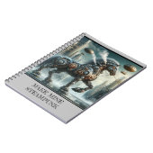 Carnet Steampunk avec une impressionnante image de (Côté gauche)