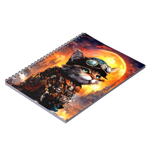 Carnet Steampunk Cat II (Côté gauche)