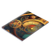 Carnet Steampunk Clockwork Abstract Design (Côté gauche)
