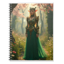 Steampunk Elven Princesse dans un jardin de printe