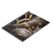 Carnet Steampunk - Engrenages - Horlogerie (Côté gauche)