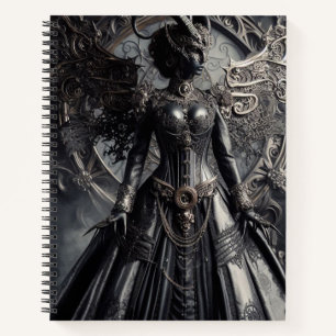 Carnet Steampunk Fantastique Ténèbres Démon Mode 