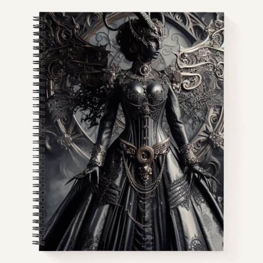 Carnet Steampunk Fantastique Ténèbres Démon Mode (Devant)