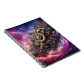 Carnet Steampunk Industrial Clocwork Purple and Pink (Côté Droit)