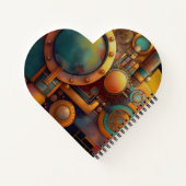 Carnet Steampunk Industrial Geometry Art (Dos)