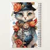 Carnet Steampunk Kitten Chat (Verso)