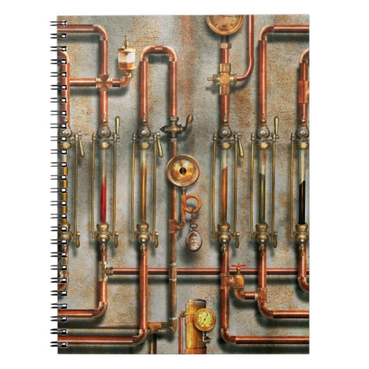 Carnet Steampunk - Le collecteur de lubrification (Devant)