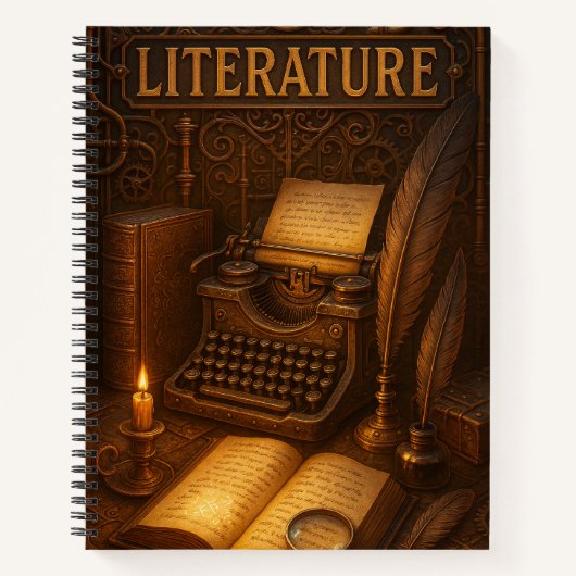 Carnet Steampunk Literature Journal. (Devant)