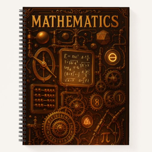 Carnet Steampunk Mathematics (Devant)