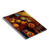 Carnet Steampunk Mechanical Orb Composition (Côté Droit)