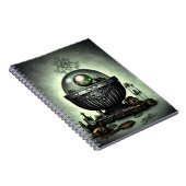 Carnet Steampunk Ornate Cauldron et articles magiques sur (Côté Droit)