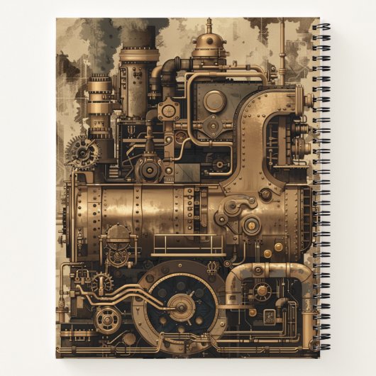 Carnet Steampunk Retro (Dos)