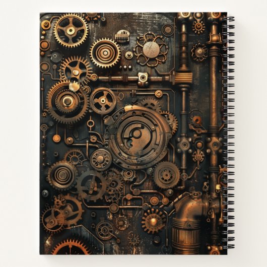 Carnet Steampunk Retro (Dos)