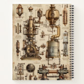 Carnet Steampunk Retro (Dos)