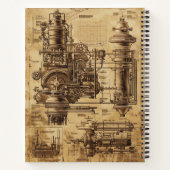 Carnet Steampunk Retro (Dos)