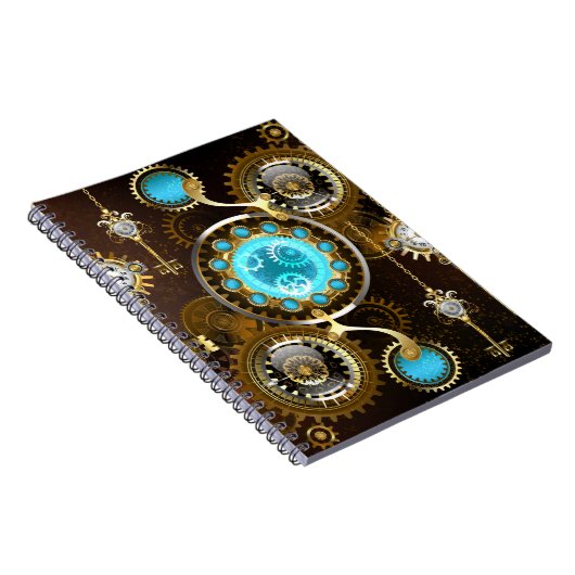 Carnet Steampunk Rusty Background (Côté Droit)