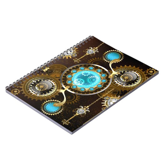 Carnet Steampunk Rusty Background (Côté gauche)