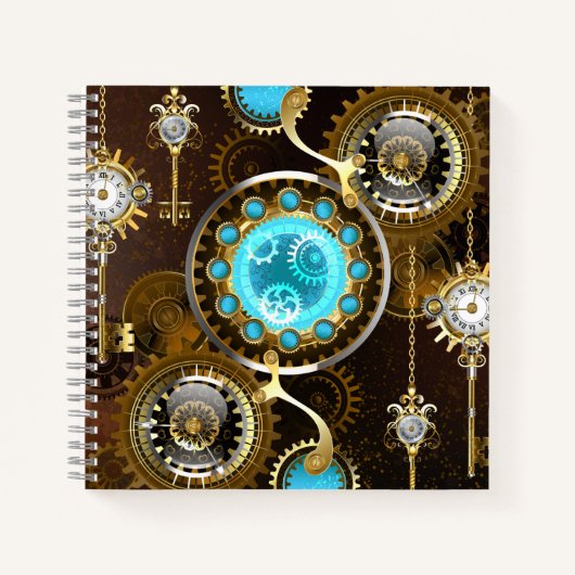 Carnet Steampunk Rusty Background (Devant)