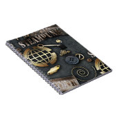 Carnet Steampunk, scrapbooking (Côté Droit)