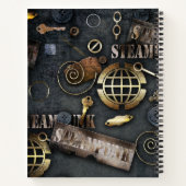 Carnet Steampunk, scrapbooking (Dos)