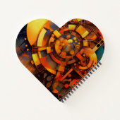 Carnet Steampunk Solar Mechanism Abstract (Dos)