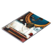 Carnet Steampunk Thé de chat sous-marin (Côté gauche)