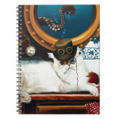 Carnet Steampunk Thé de chat sous-marin (Devant)