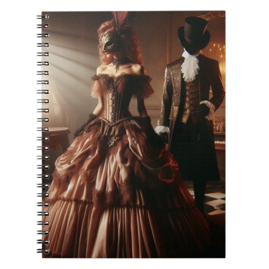 Carnet Steampunk Victorian Fantasy Art Masquerade (Devant)