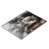 Carnet Steampunk Victorian Industrial Winter Ice Queen (Côté gauche)