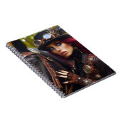Carnet Steampunk Victorian Lady Dark Rider (Côté Droit)