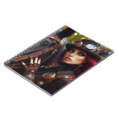 Carnet Steampunk Victorian Lady Dark Rider (Côté gauche)